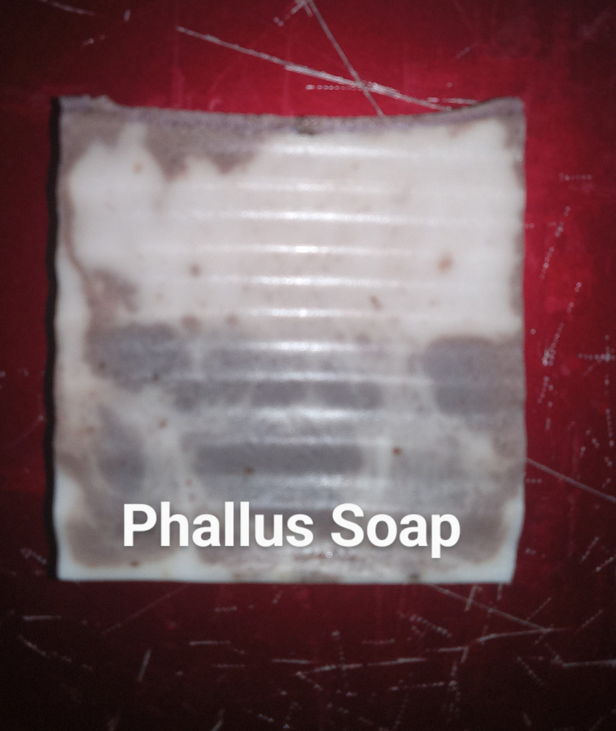 Handmade soap bars with flower buds