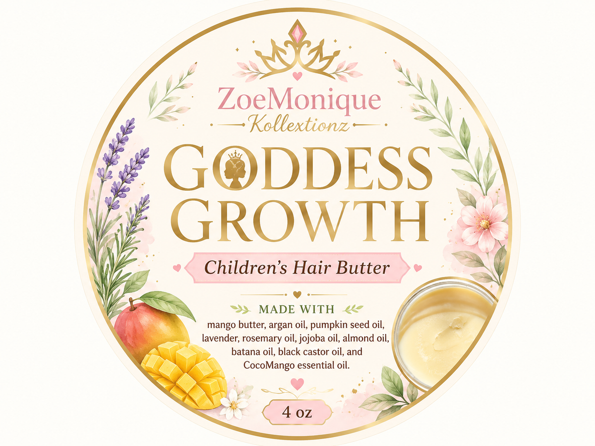 GODDESS GROWTH natural hair butter for kids