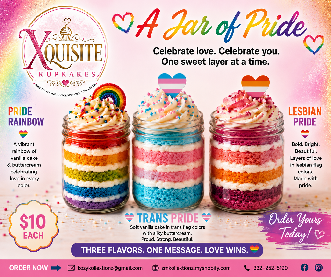A Jar of Pride – Cupcake in a Jar