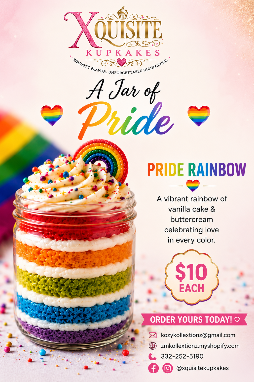 A Jar of Pride – Cupcake in a Jar