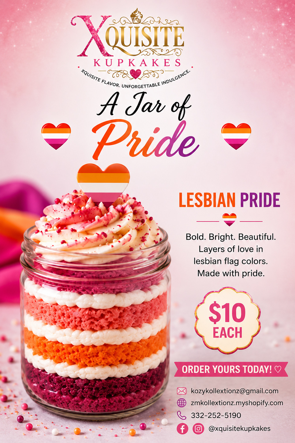 A Jar of Pride – Cupcake in a Jar