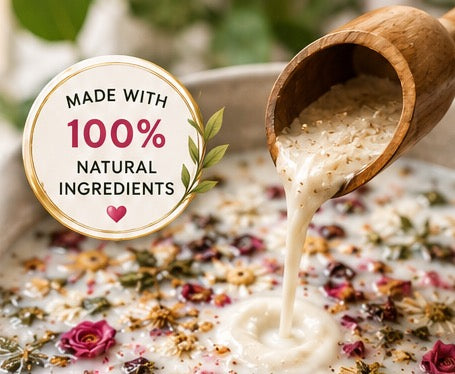 GODDESS floral milk bath tea