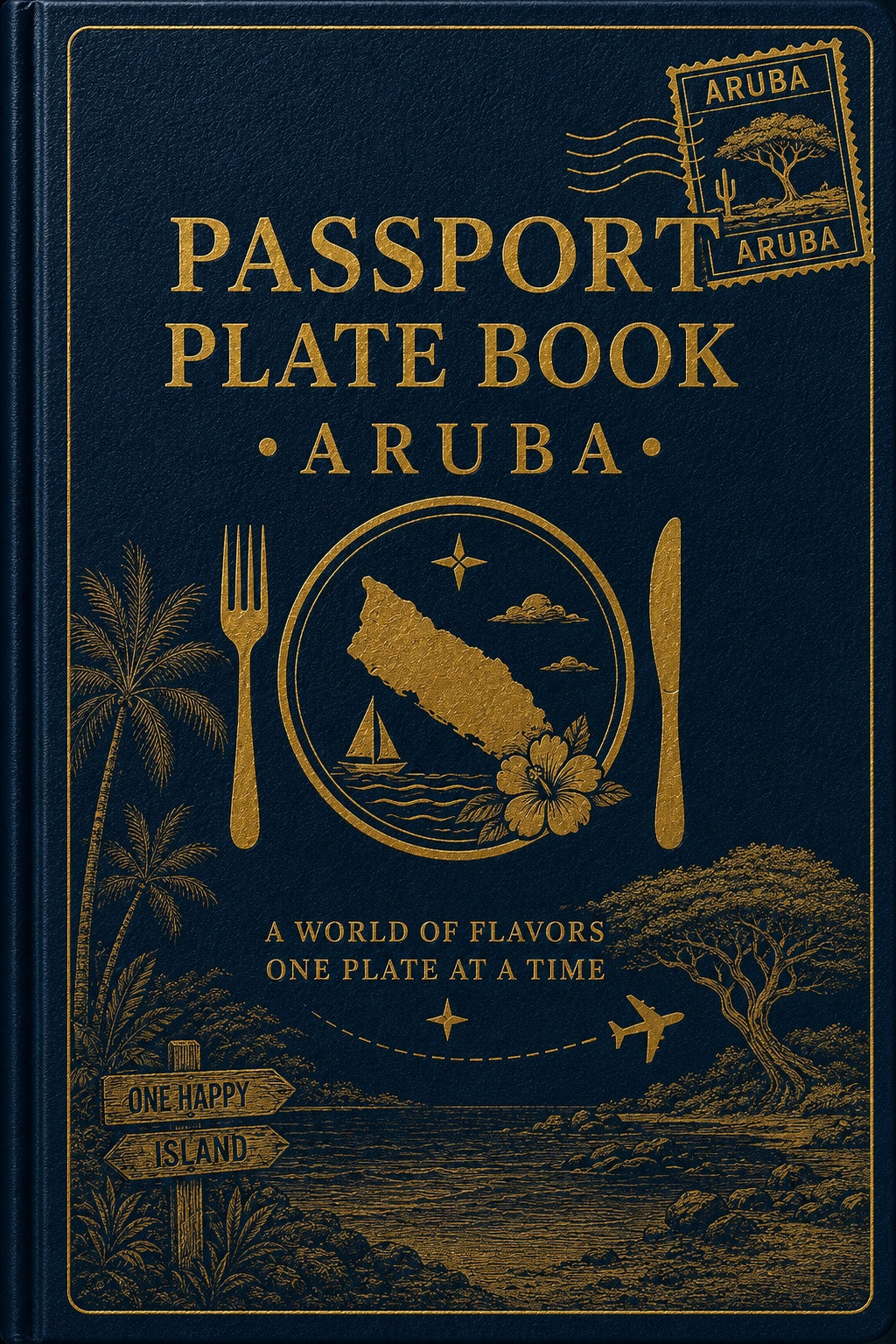 Passport Plate Aruba — 15 Recipes (Digital PDF)