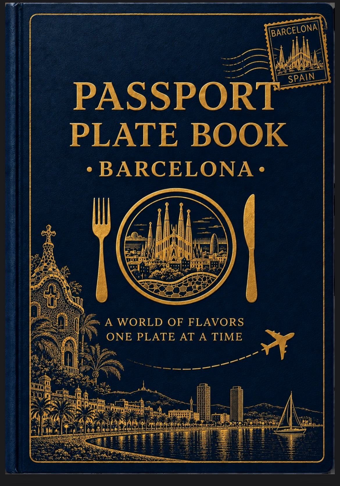Passport Plate Barcelona book cover